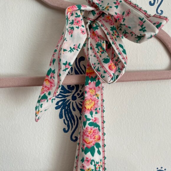 Tuckernuck Floral Midi Dress - White and Pink - Picture 8 of 12